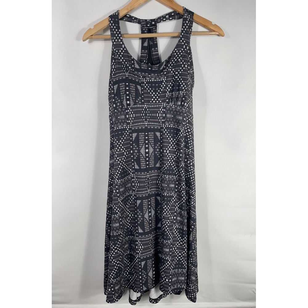 Prana Women's Small Dark Gray Sleeveless Tank Dress